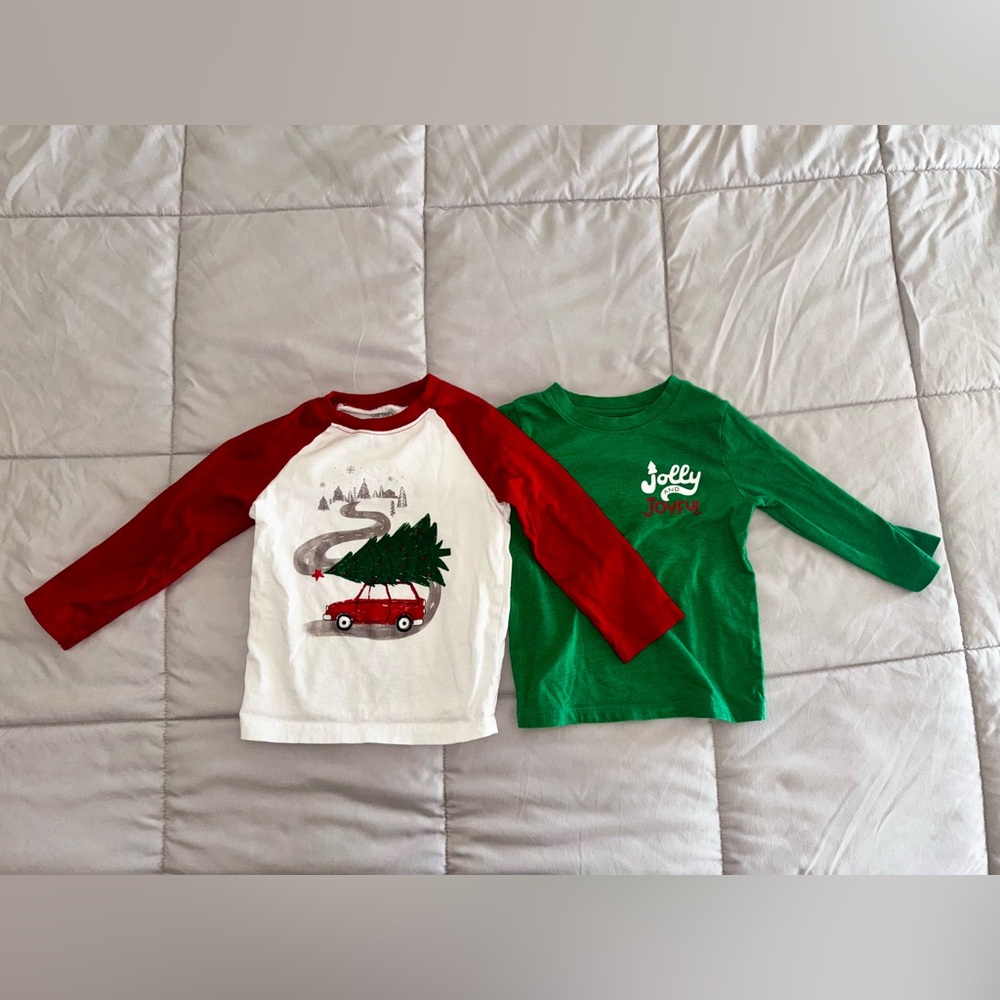 Kids Holiday Raglan and Graphic Tee Set